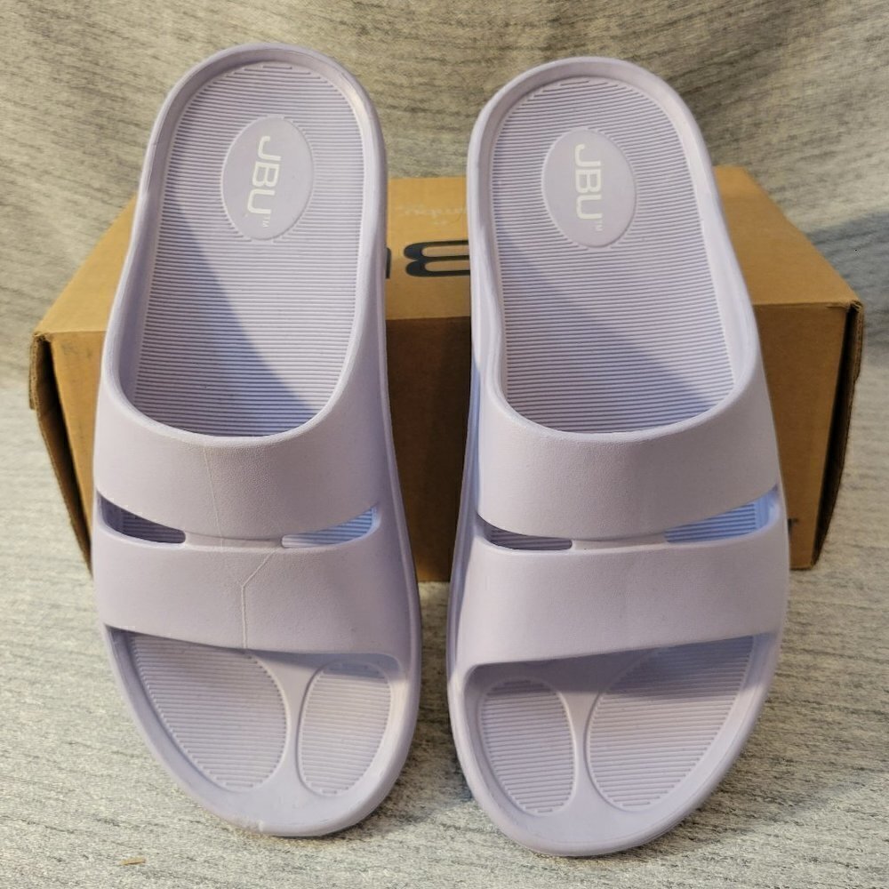 Jbu Women's Dover Slide Recovery Sandals - Lilac